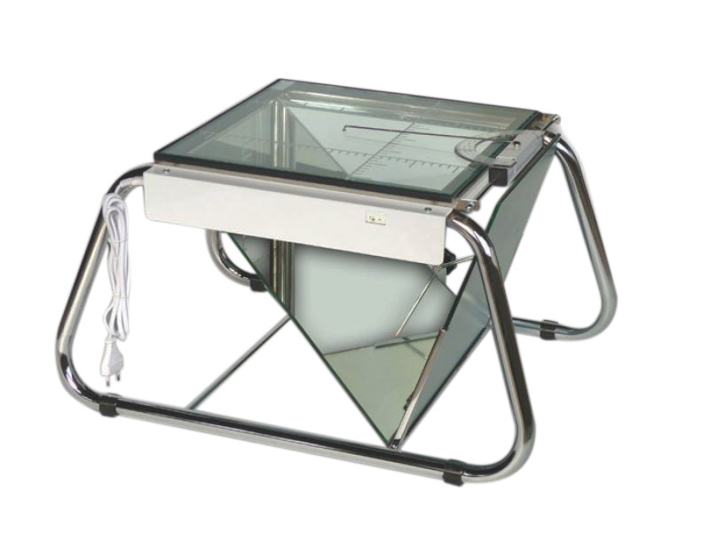 Chromed podoscope direct light 220 V1