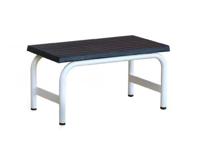 Steel step stool white colour