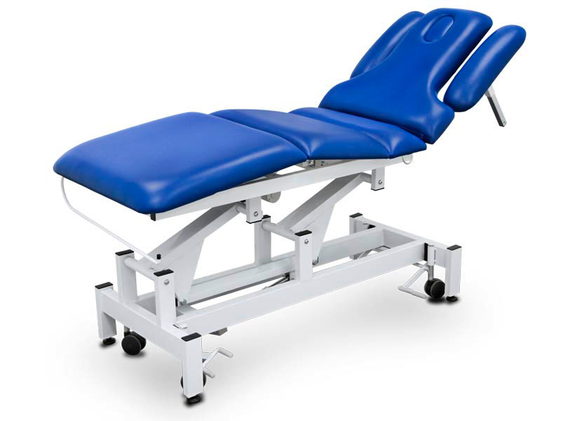 Elektrické lůžko se třemi tělesy a centrálním kloubem