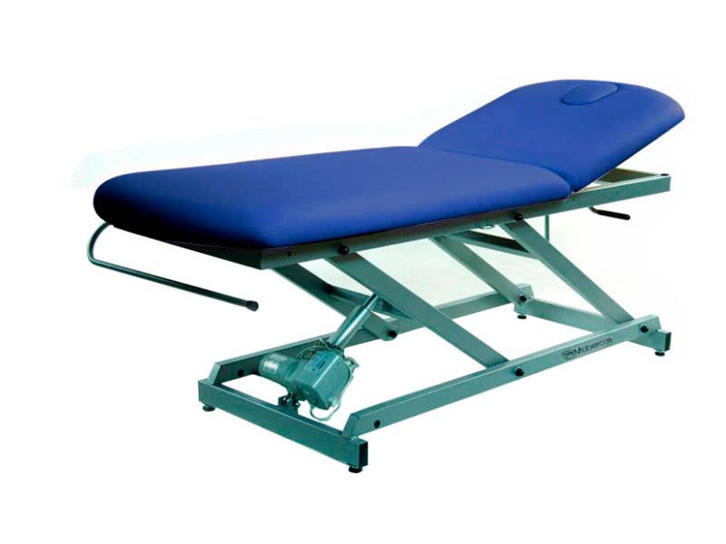 Camilla eléctrica 2 cuerpos, portarrollos y tapón facial | Morado | Mobercas