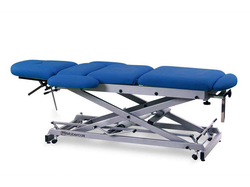 Camilla hidráulica multifuncional Mobercas para osteopatía de 9 secciones | Morado | Mobercas