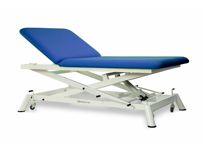 Lettino idraulico Bobath a forbice con schienale