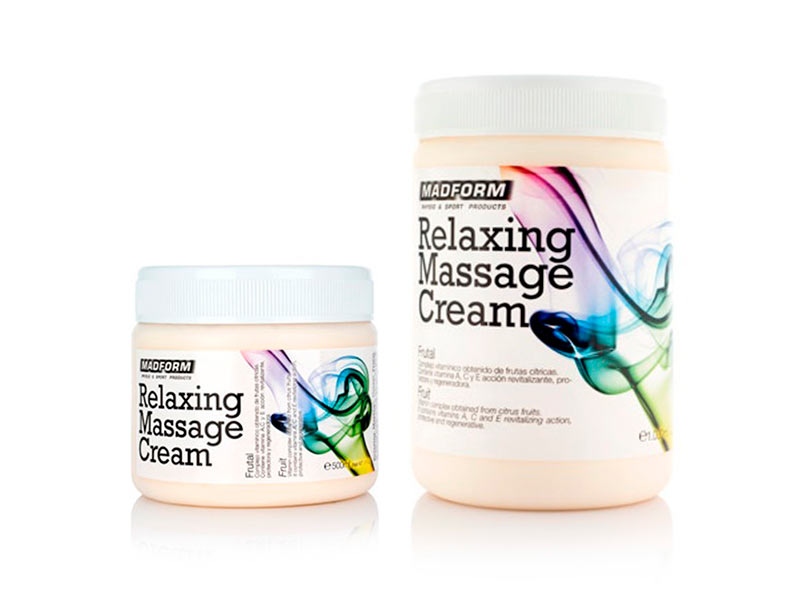 Professional massage cream, fruits
