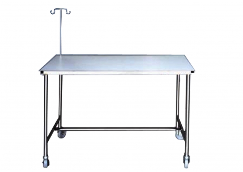 Untersuchungstisch Röntgendurchlässig mit Räder und Halterung