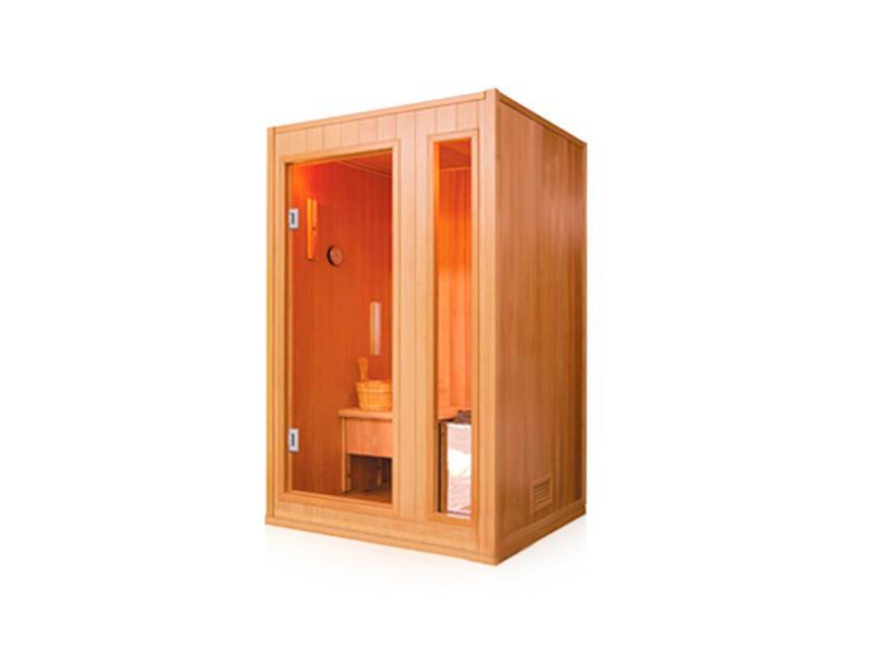 Dampfsauna mit Glasstür (für bis zu 2 Personen)
