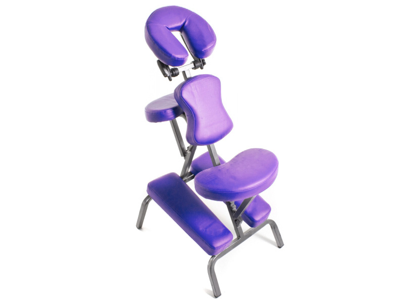 Metalen ergonomische massagestoel, inclusief accessoires en transporttas