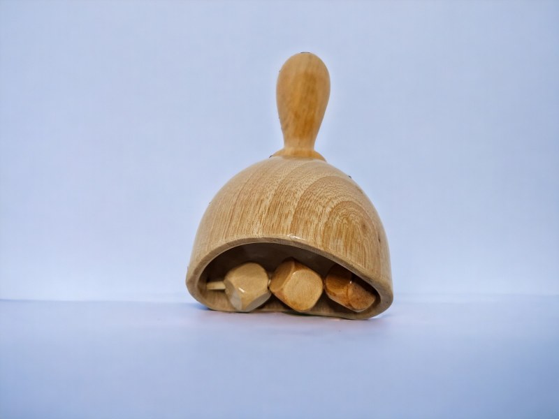 Coupe Rouleau Cube - Frêne bois de haute qualité