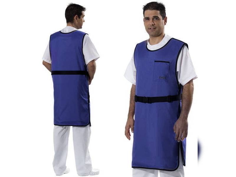 Tablier plombé modèle 636 superlight Bleu 23 protection avant et arrière