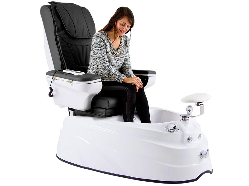 Sillón de pedicura con sistema de hidromasaje