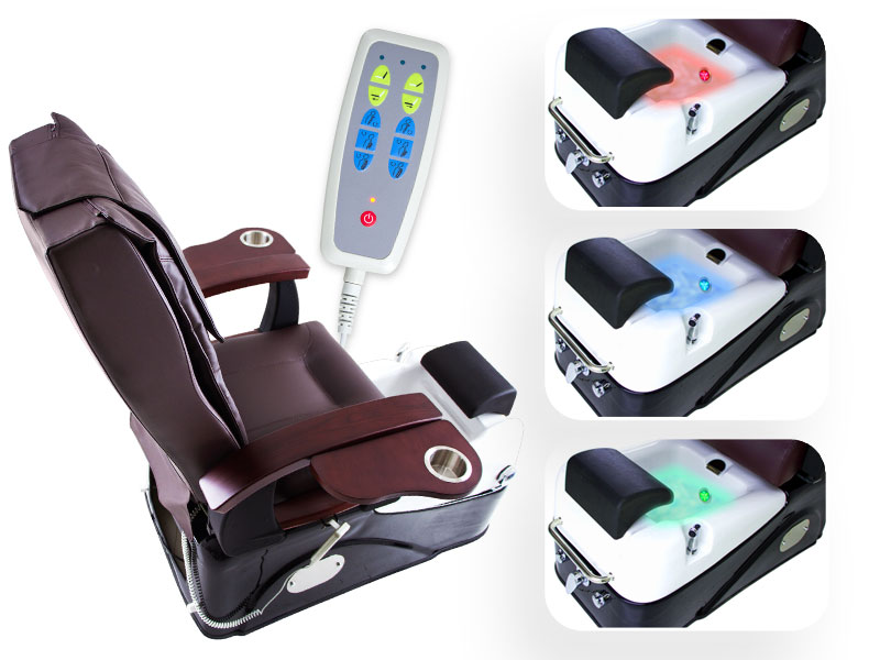 Sillón pedicura SPA con hidromasaje y masaje de espalda