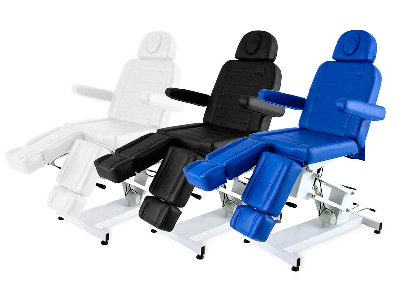 4-Section Electric Chair with Armrests and Individual Legs