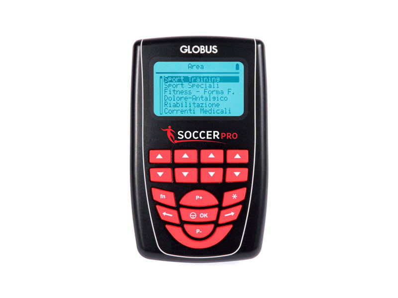 Electroestimulador 4 canales Globus Soccer Pro con 258 programas