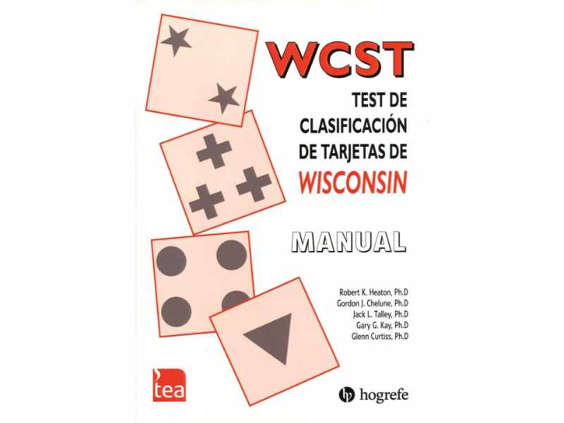 WCST. Test de Clasificación de Tarjetas de Wisconsin. Juego Completo