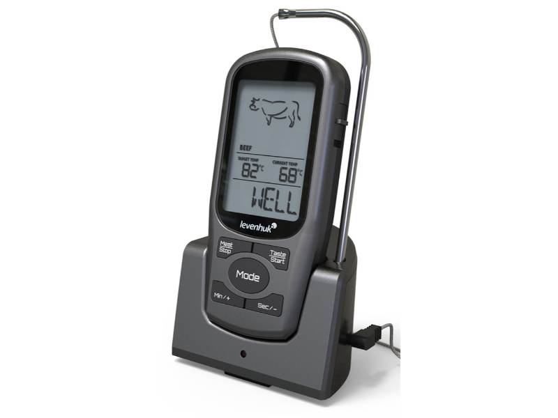 Thermomètre à sonde alimentaire sans fil Levenhuk F30