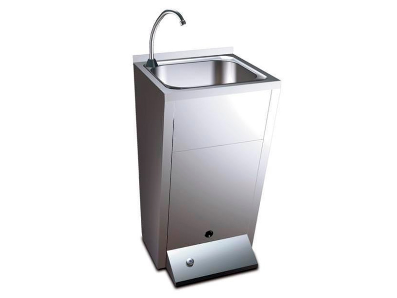 Handwaschbecken Fussbedienung