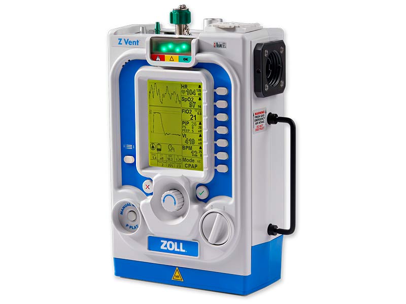 Respiratore portatile Zoll Vent per somministrazione di ossigeno