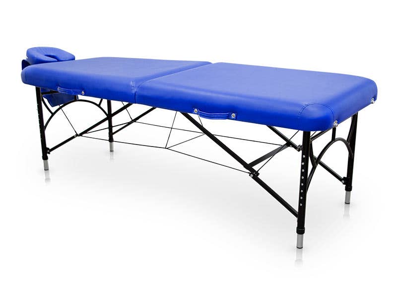 Camilla plegable de aluminio EASY FORCE | Azul | Quirumed