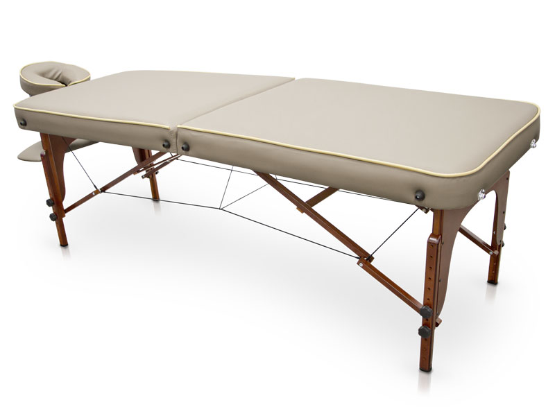 Lettino SPA portatile con struttura in legno verniciato