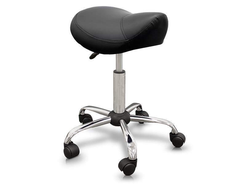 Steel long shop stool
