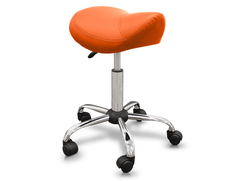 PONY type stool with steel base