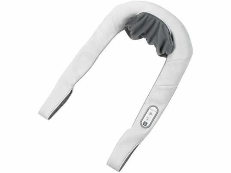 Medisana NM 860 Shiatsu Neck Massager, Dispositivo de massagem com função de calor, para ombros e pescoço, lavável, 2 níveis de rotação, 2 níveis de velocidade, painel de controlo integrado