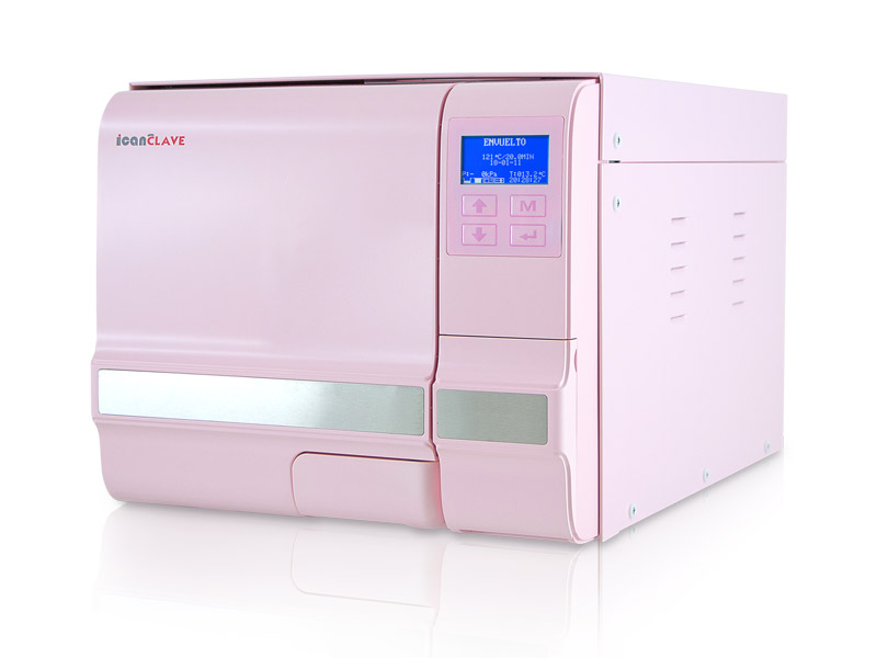Autoclave 12 litri classe B di colore rosa