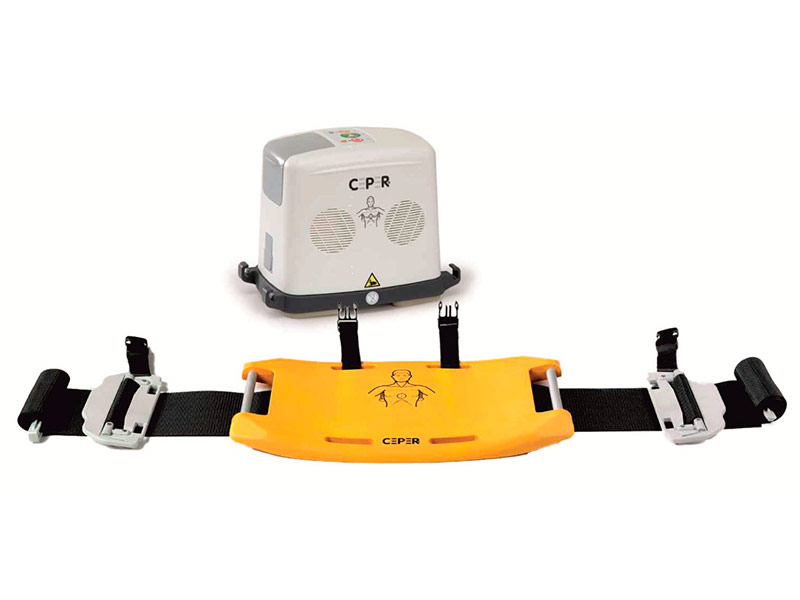 Dispositif de compression thoracique automatique compact CEPER pour la RCP