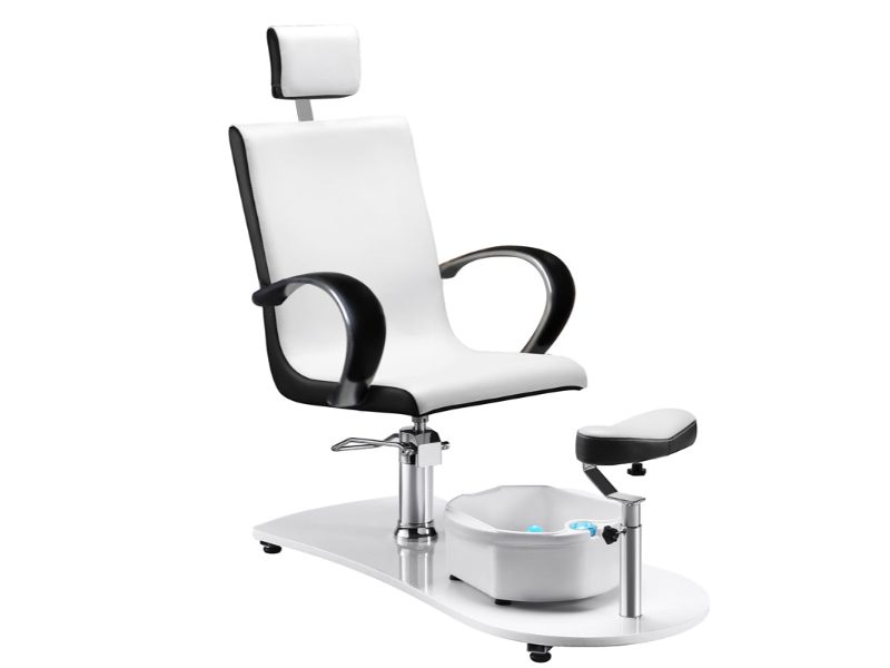 Poltrona Pedicure Antares com Vaschetta Vibromassagem e Descanso de pé Ajustável