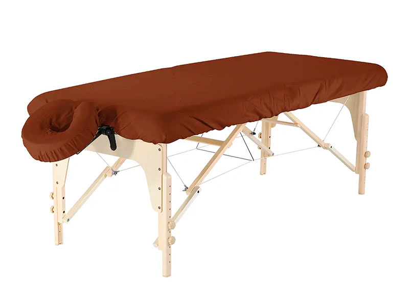 Ensemble drap, 2 pièces, en microfibre pour table de massage