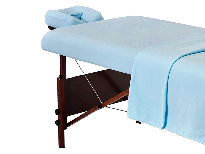 Set lenzuola in flanella Deluxe per tavolo da massaggio, 3 pezzi