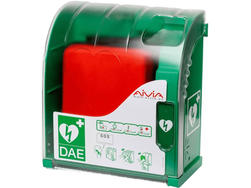 Aivia - Teca Da Esterno Con Allarme E Riscaldamento Per La Protezione E Monitoraggio Dei Defibrillatori