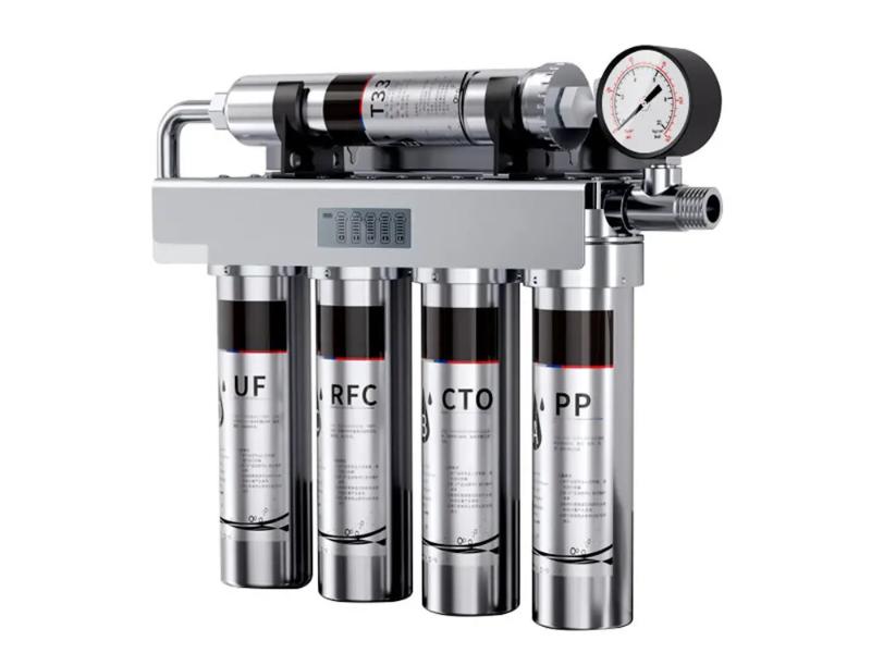 Système de Filtration d'Eau Évier 5 Filtres, Purification 99.95%