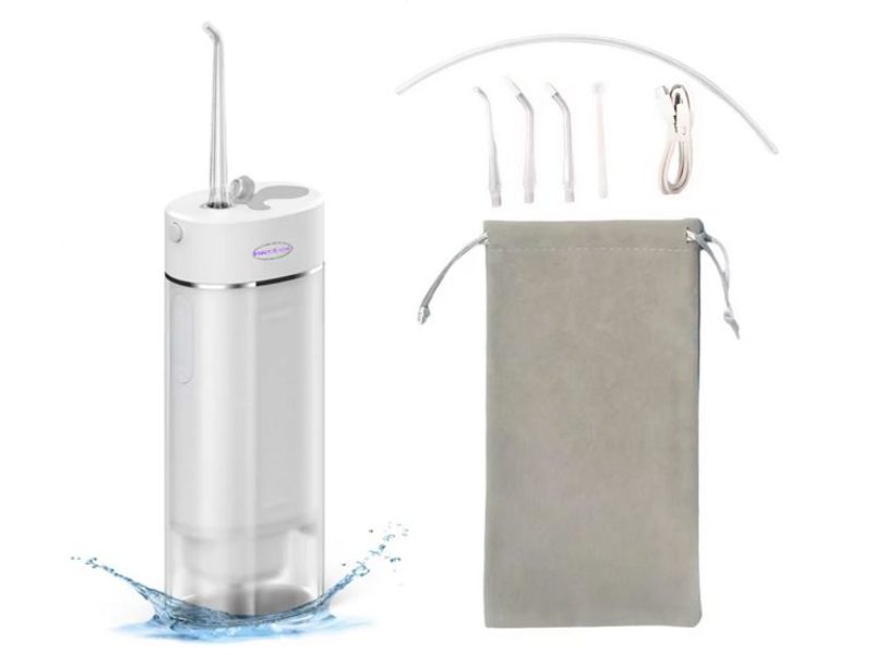 Irrigateur dentaire à eau ozonisée avec 4 vitesses et 3 embouts