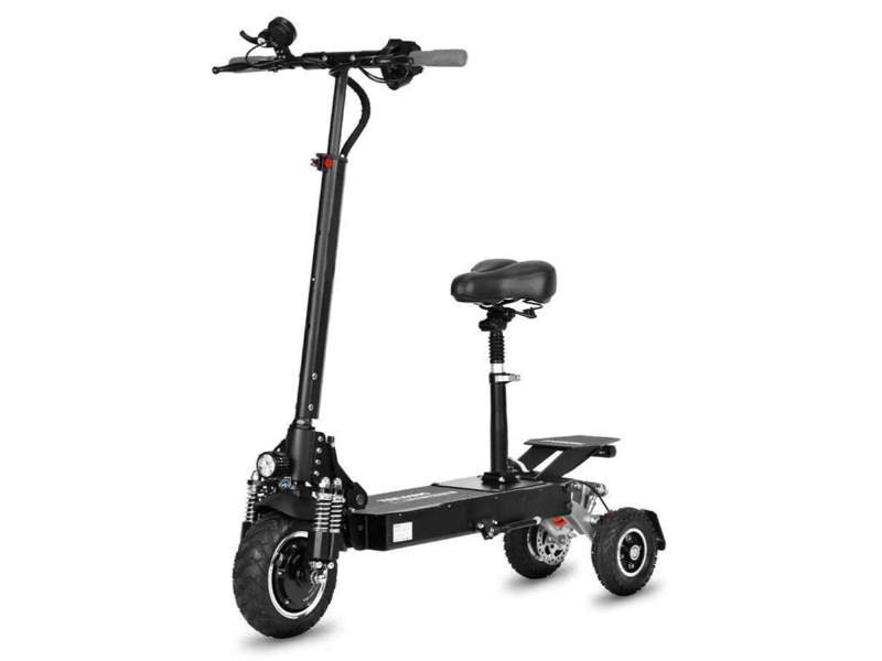 Patinete eléctrico con asiento para personas mayores todo terreno off road ruedas Hikerboys