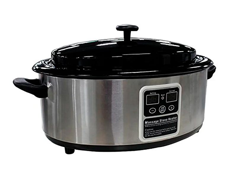 Aparelho para Aquecer Pedras de Massagem 5,7L com Controle de Temperatura