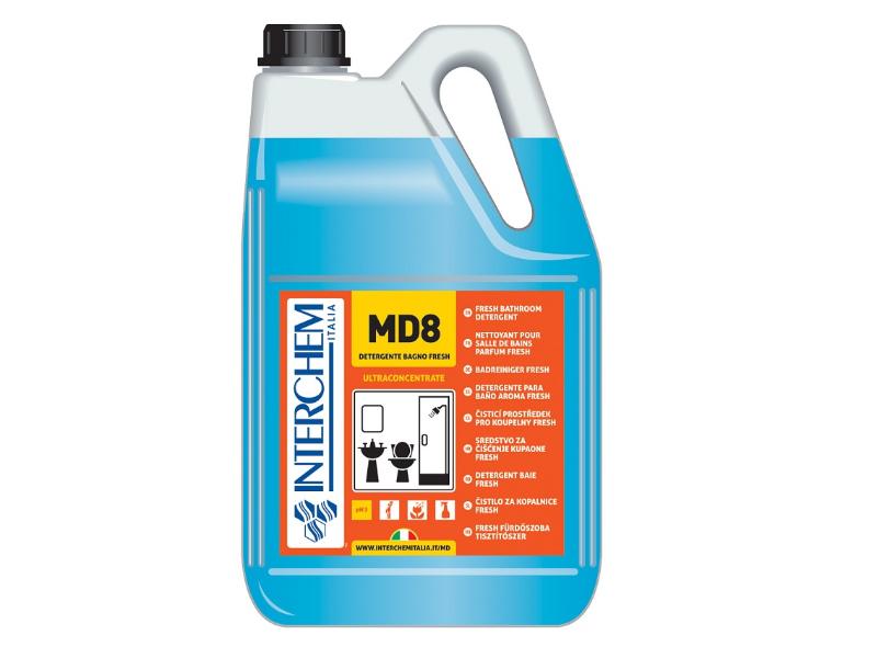 MD8 Detergente bagno fresh. Ultraconcentrato lt 5