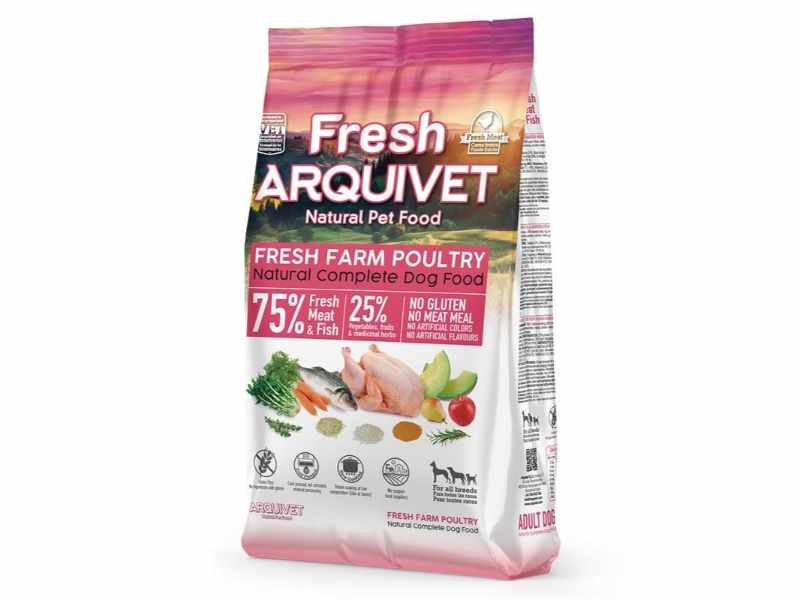 Arquivet Fresh Mini – Aliment Semi-humide Pour Chien Petite Race – 55% Porc Ibérique Frais – 2,5 Kg