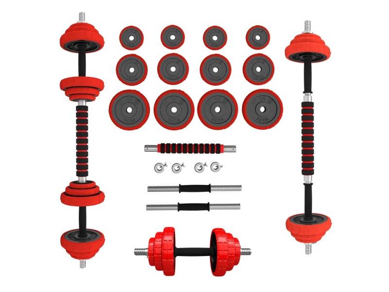 Body Revolution Kit Haltères Réglables Musculation - Ensemble Avec Barre De Liaison Pour Salle à Domicile