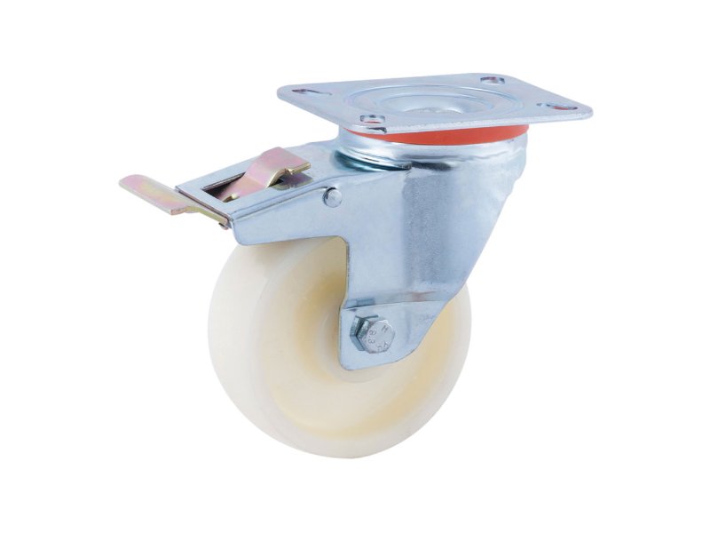 Roue Pivotante À Frein en Nylon et Poliamide ø8cm, Résistance Élevée ...