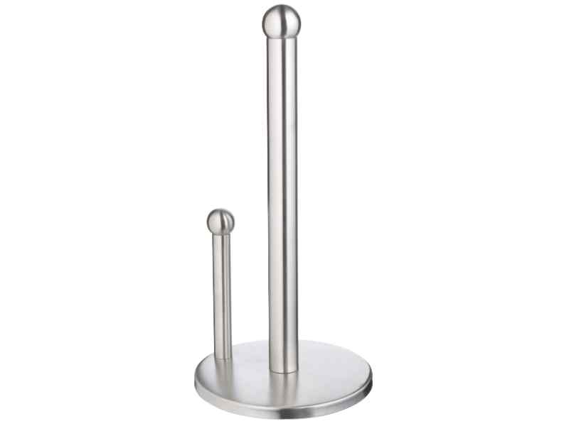 Portarotolo Da Cucina KENTO 21.5x21.5xh28 Cm In Acciaio Inox E Legno Eme Posaterie Porkeis Portarotolo Da Cucina KENTO 21.5x21.5xh28 Cm In Acciaio Inox E Legno Eme Posaterie Porkeis