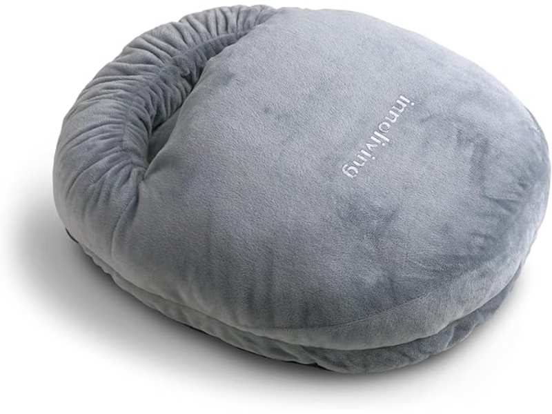 Innoliving Scaldapiedi Elettrico senza Fili, Scaldapiedi e Scaldamani elettrico INN-769, Scaldapiedi Elettrico senza Acqua Morbido, per terapia del calore, riscaldamento dei piedi (Colore Grigio)
