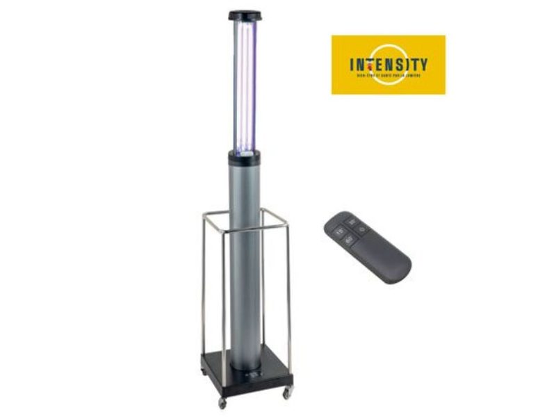 Lâmpada de Desinfecção UV-C 200W com 4 Tubos e Carro Móvel