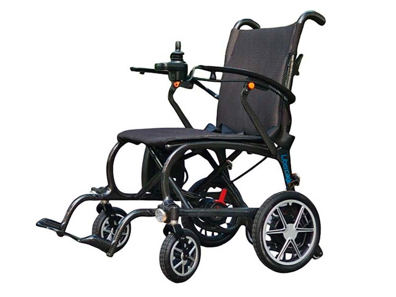 Cadeira de rodas elétrica dobrável em fibra de carbono Libercar Nova