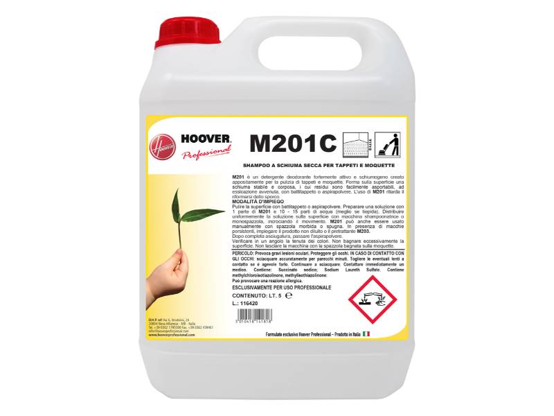 M201C Shampoo a schiuma secca