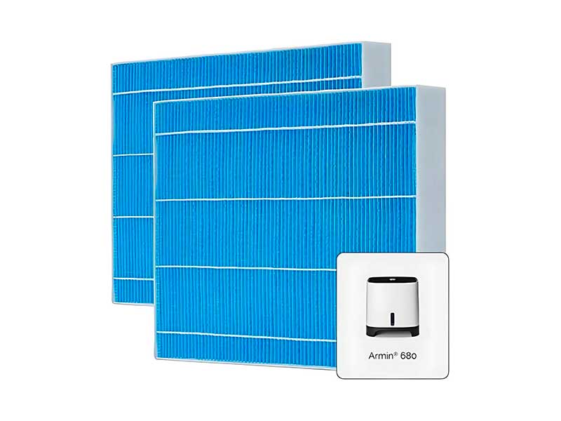 Tampons évaporatifs Meaco Armin® 300 ml pour humidificateurs, haute performance, antimicrobiens, anticalcaires