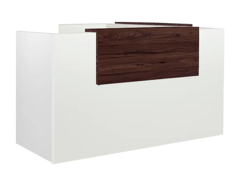 Comptoir de réception d'angle basique