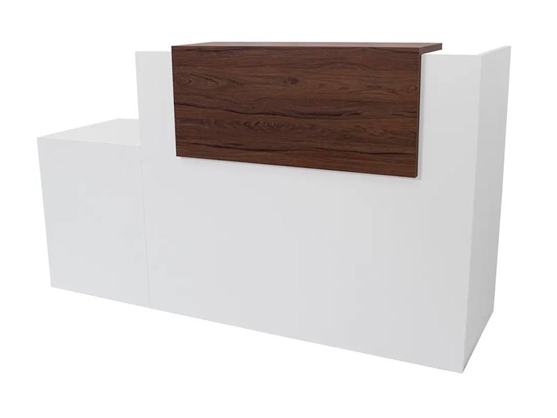 Comptoir d'accueil adapté de base à droite