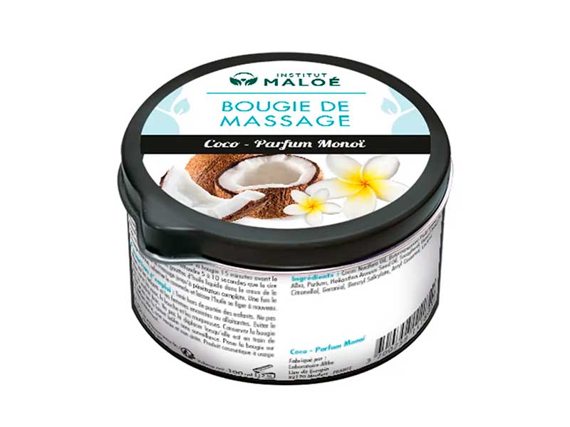 Candela Massaggio BIO 100 mL - Coco & Profumo di Monoï