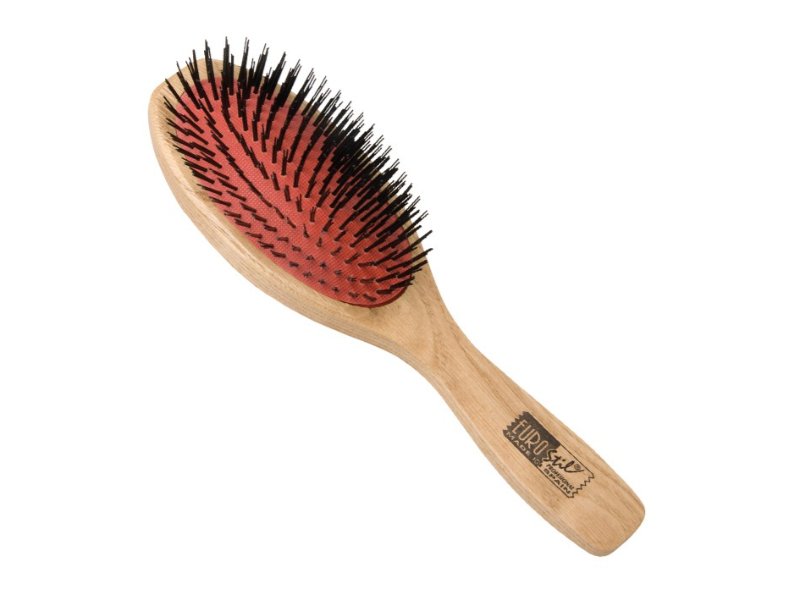 Brosse à Soufflet Droite 24x4.5cm Rose - Accessoire Coiffure Neuf, Générique