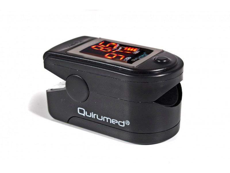 Portable pulse oximeter, pulse and oxygen saturation
